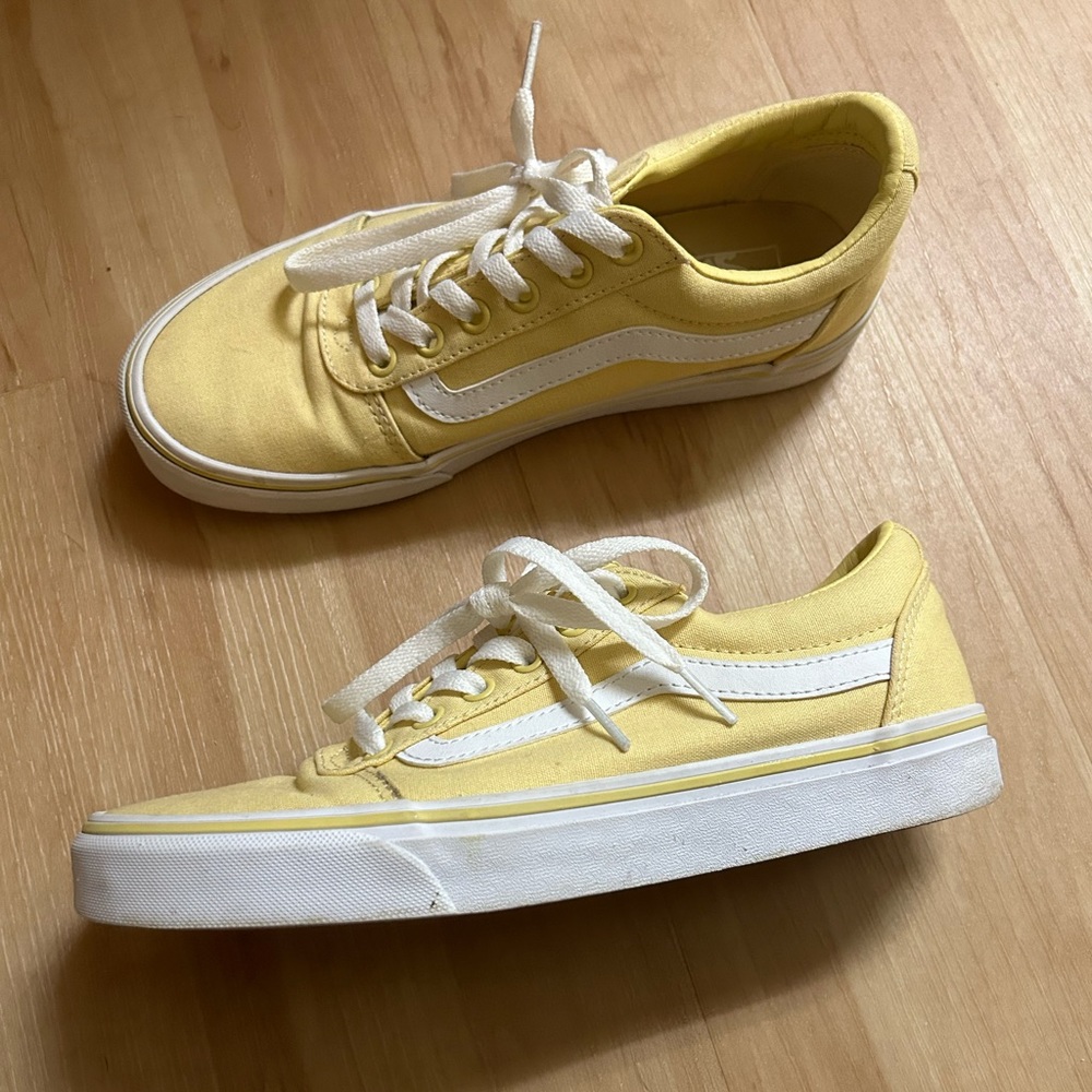 Vans Yellow Canvas Old Skool Sneakers